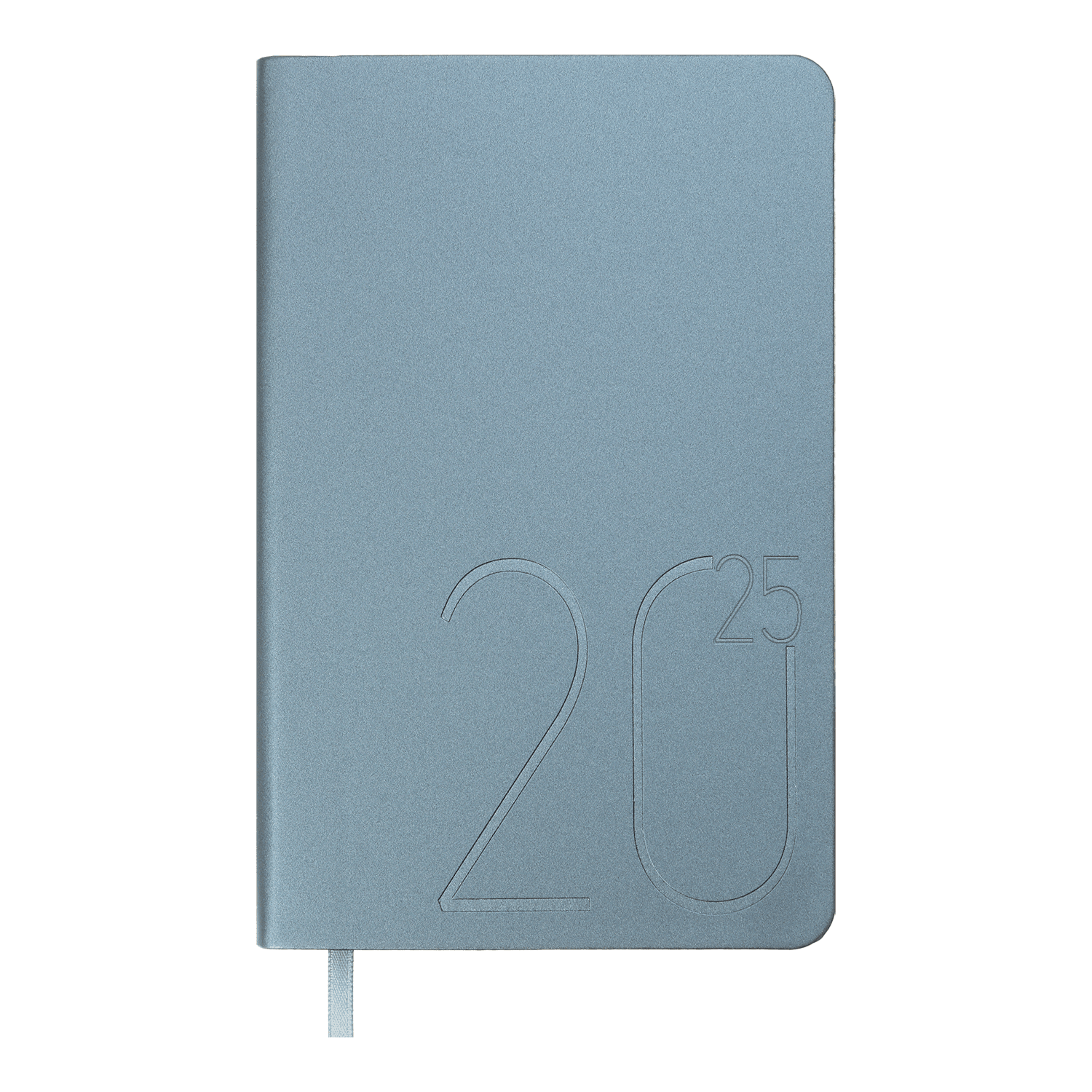 Ежедневник датированный A6, 2025, Steel, голубой, BM.2517-14