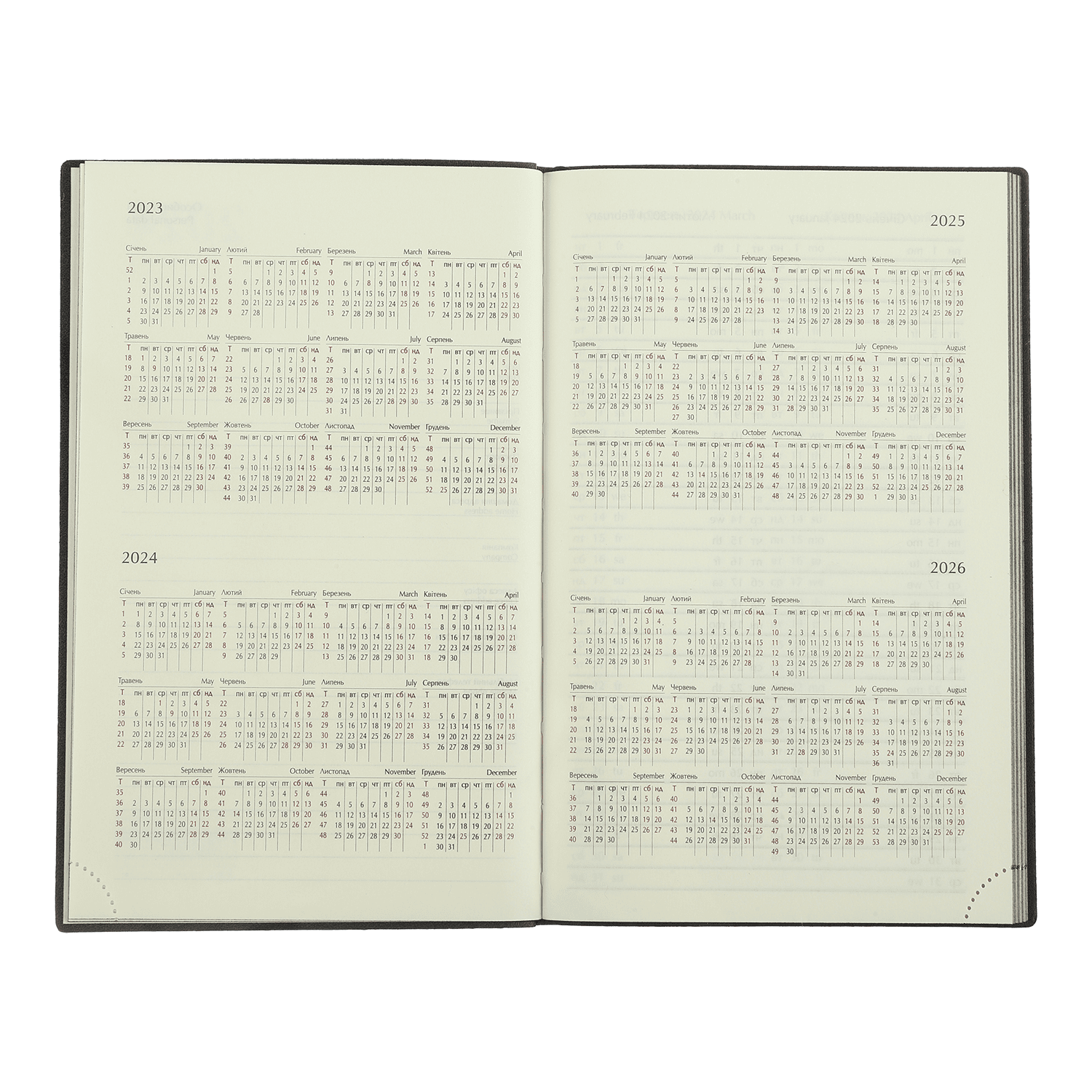 Еженедельник датированный A5, 2025, Ideal, синий, BM.2707-02 3