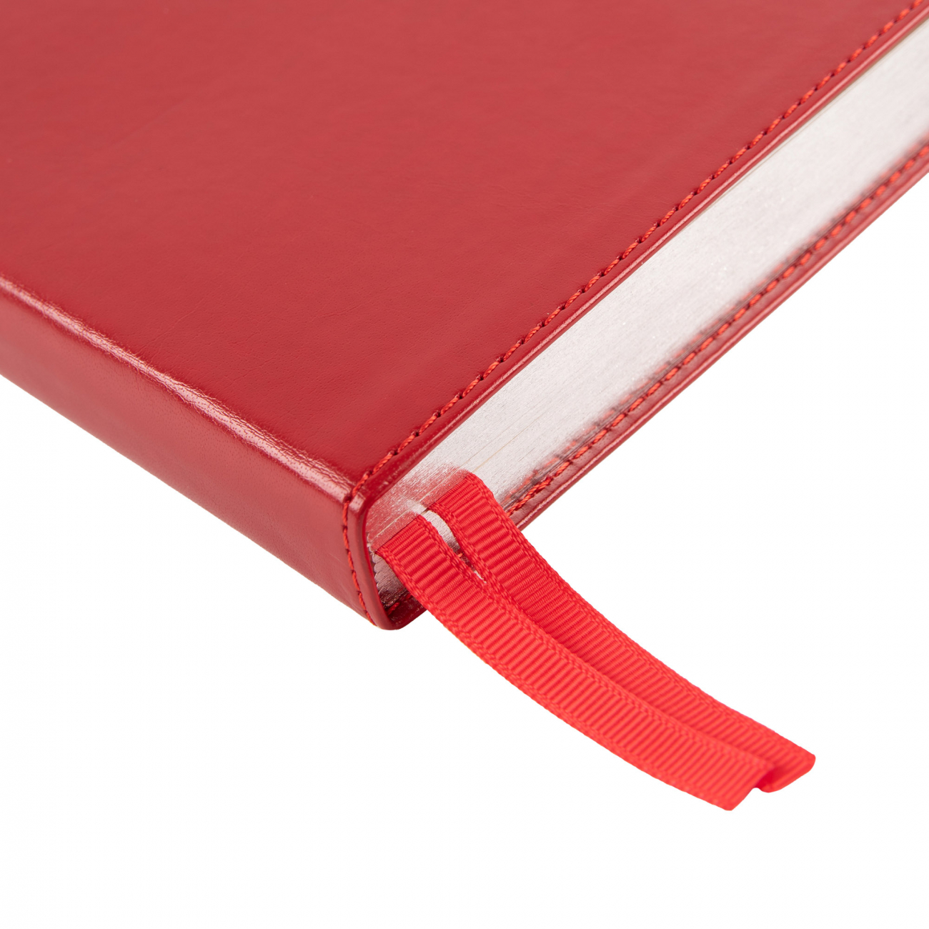 Діловий записник А5 2025, Leo Planner "Aldento", інтегральний, 368 стор., червоний, 252537, Leo Planner 1