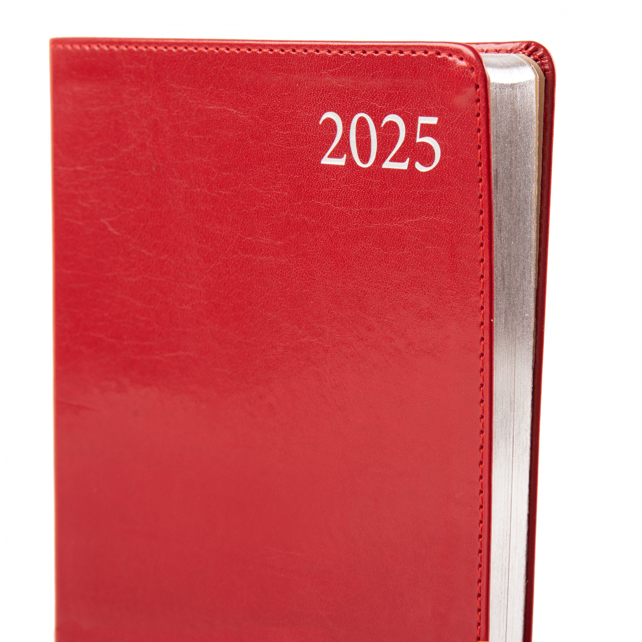 Діловий записник А5 2025, Leo Planner "Aldento", інтегральний, 368 стор., червоний, 252537, Leo Planner 2
