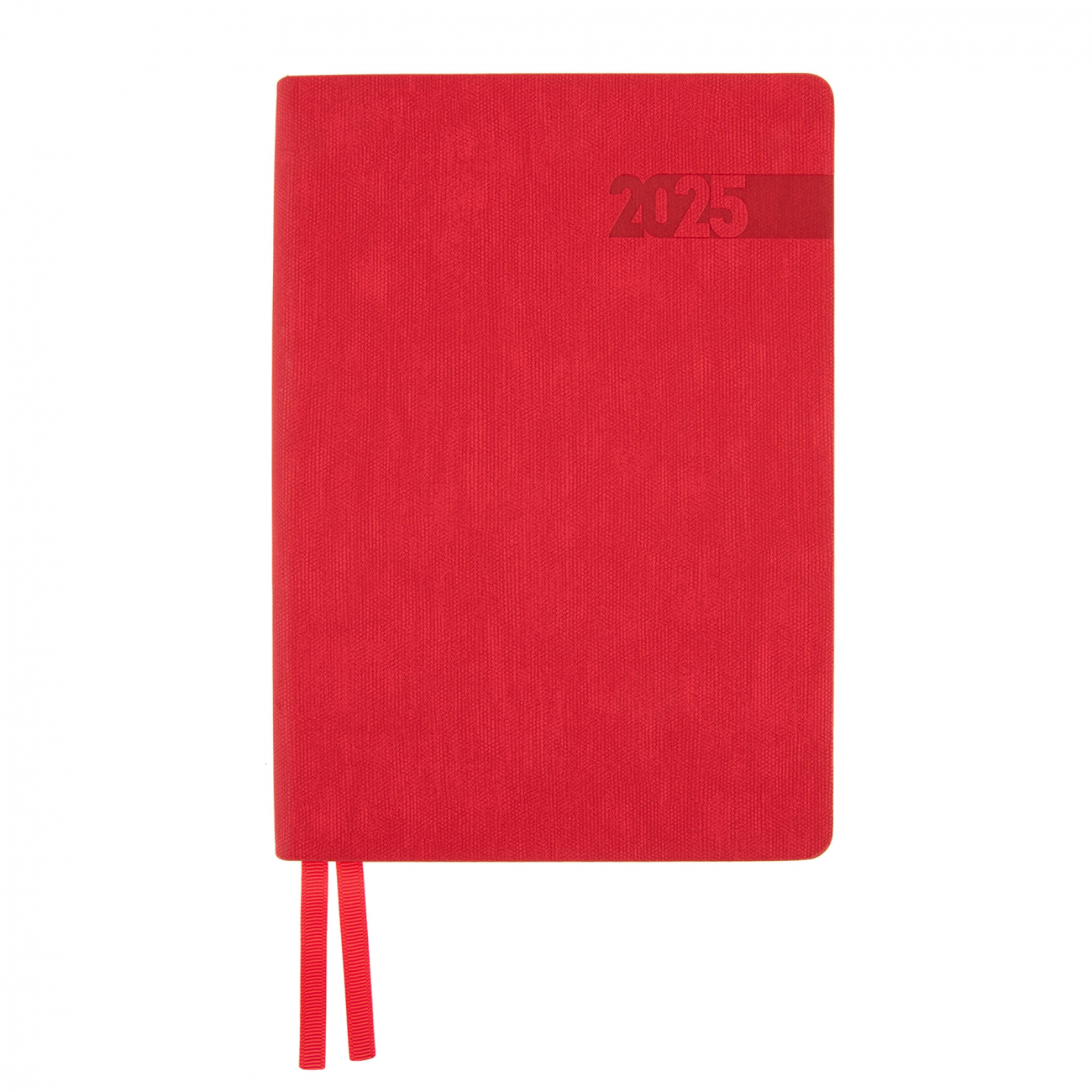 Деловая записная книжка А5 2025, "Boss", мягк., 368 стр., красный, 252516, Leo Planner
