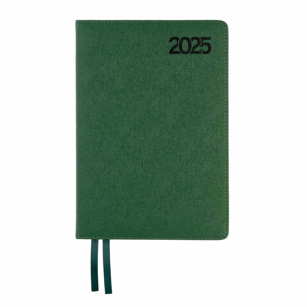 Діловий записник А5 2025, "Escalada", твердий, 368 стор., зелений, 252525, Leo Planner