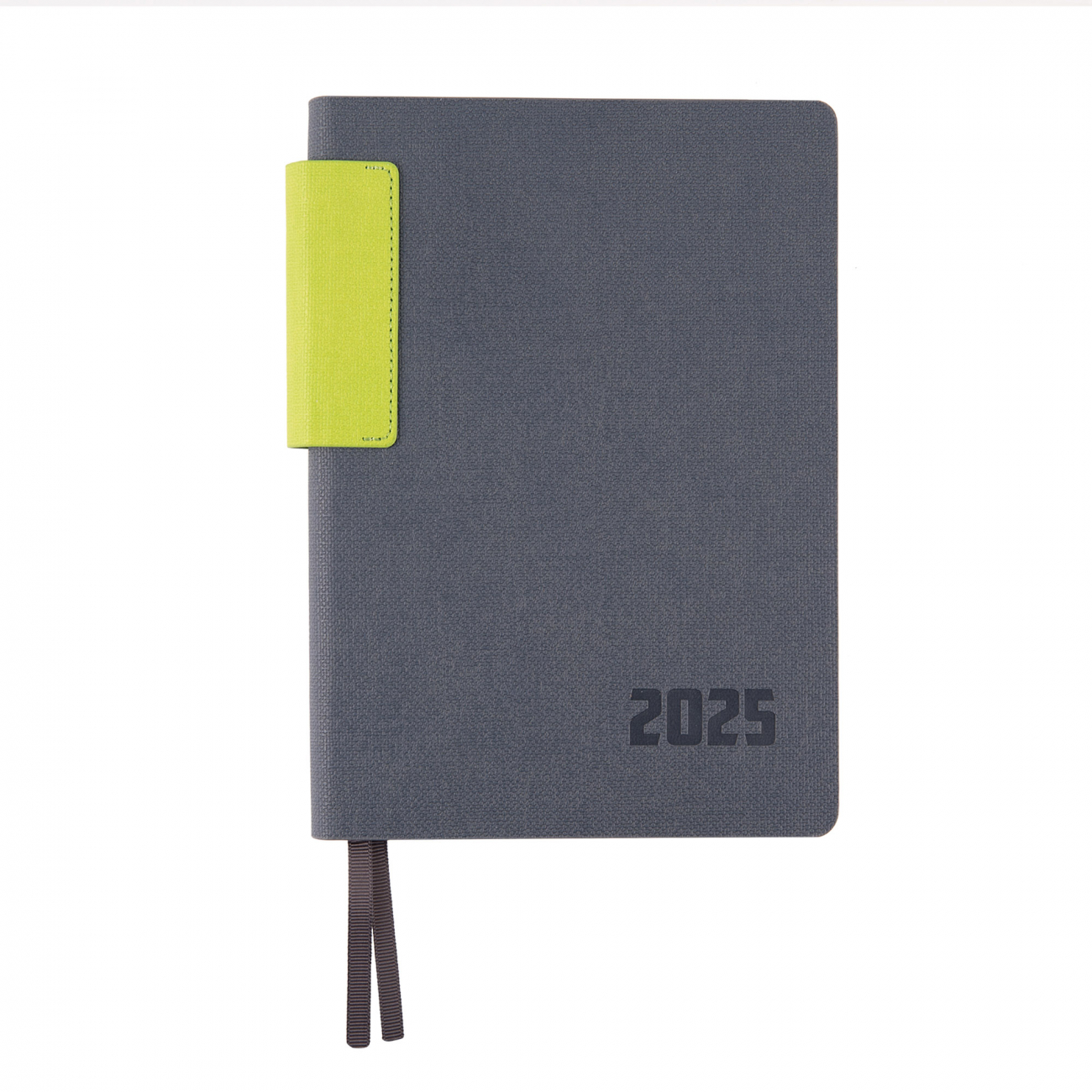 Деловая записная книжка А5 2025, "Infinity", мягк., 368 стр., темно-серый, 252534, Leo Planner