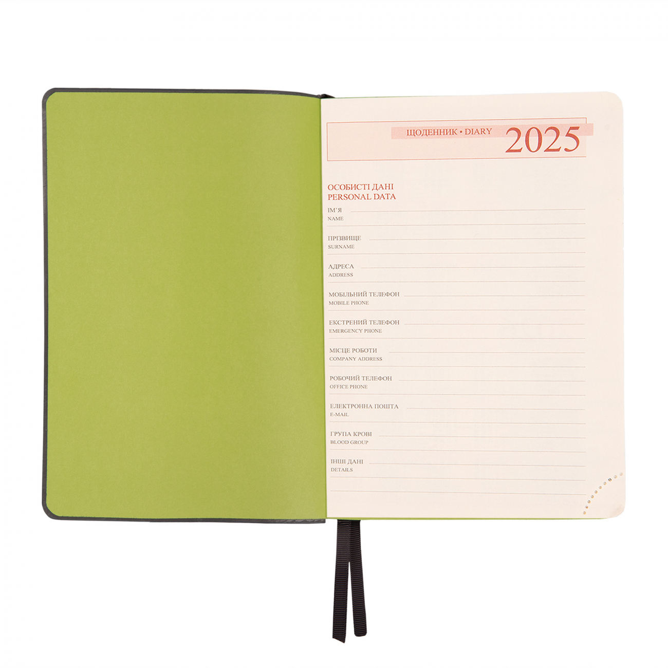Деловая записная книжка А5 2025, "Infinity", мягк., 368 стр., темно-серый, 252534, Leo Planner 4