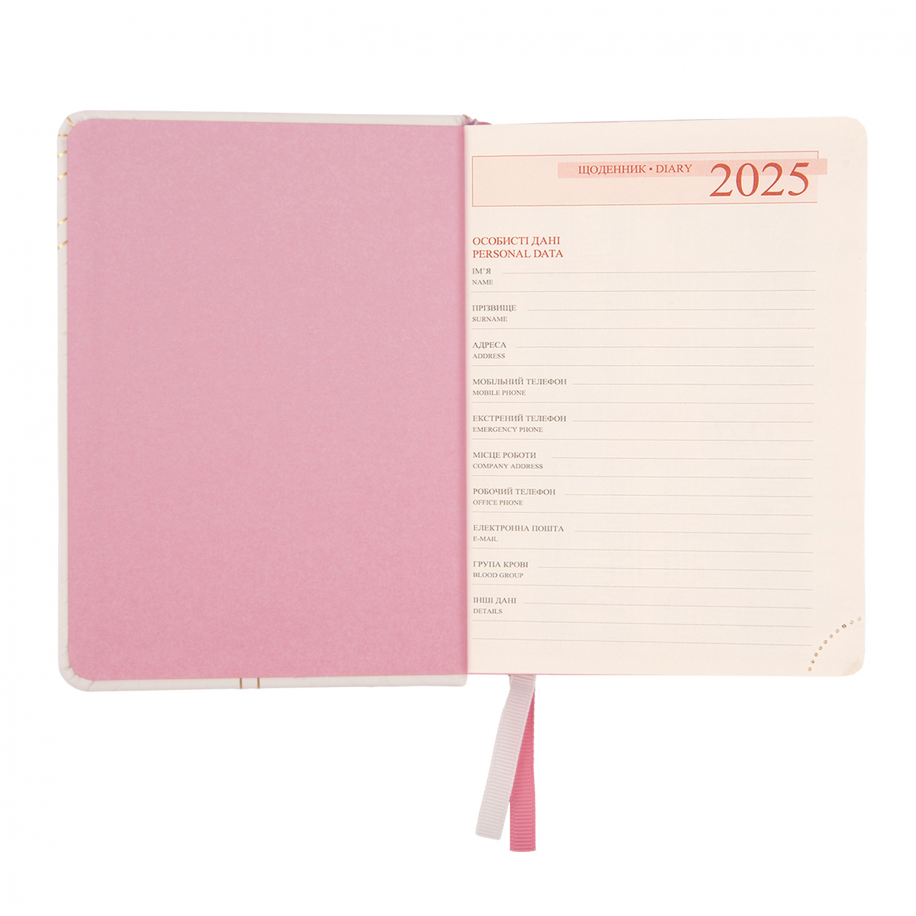 Деловая записная книжка А6 2025, "Bianco", тверд., 352 стр., 252595, Leo Planner 4
