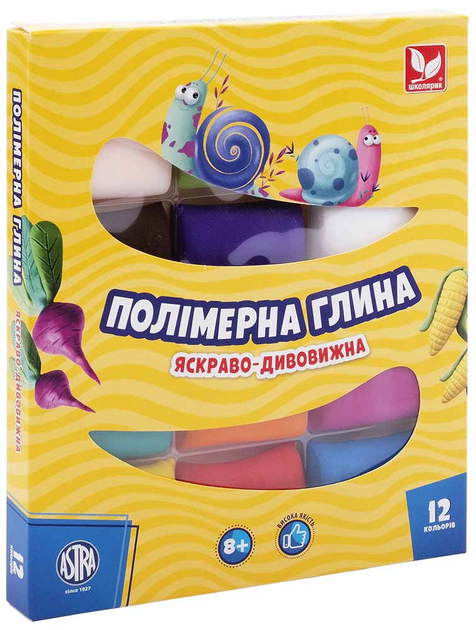 Полімерна глина 12 кол., 304110001-UA