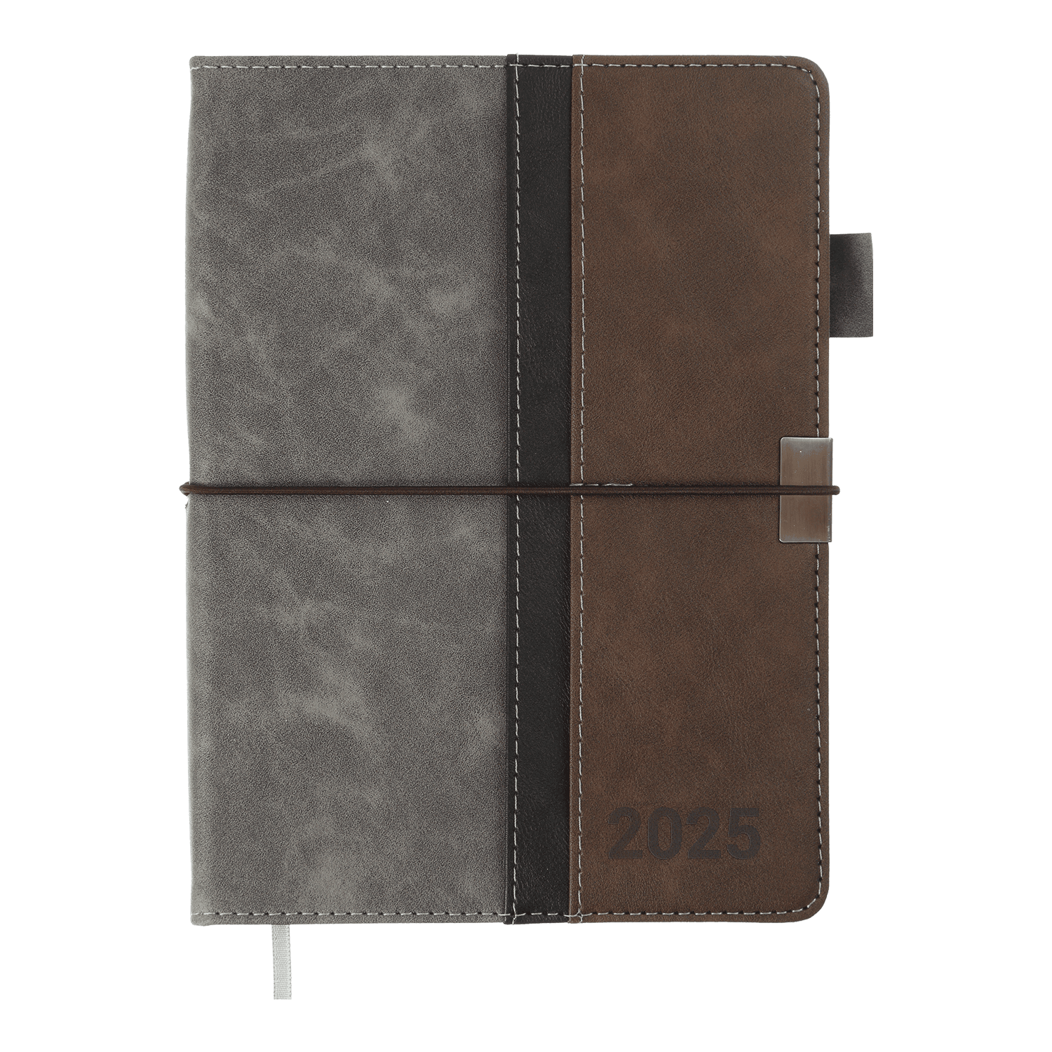 Щоденник датований A5, 2025, Libero, сірий, BM.2117-09