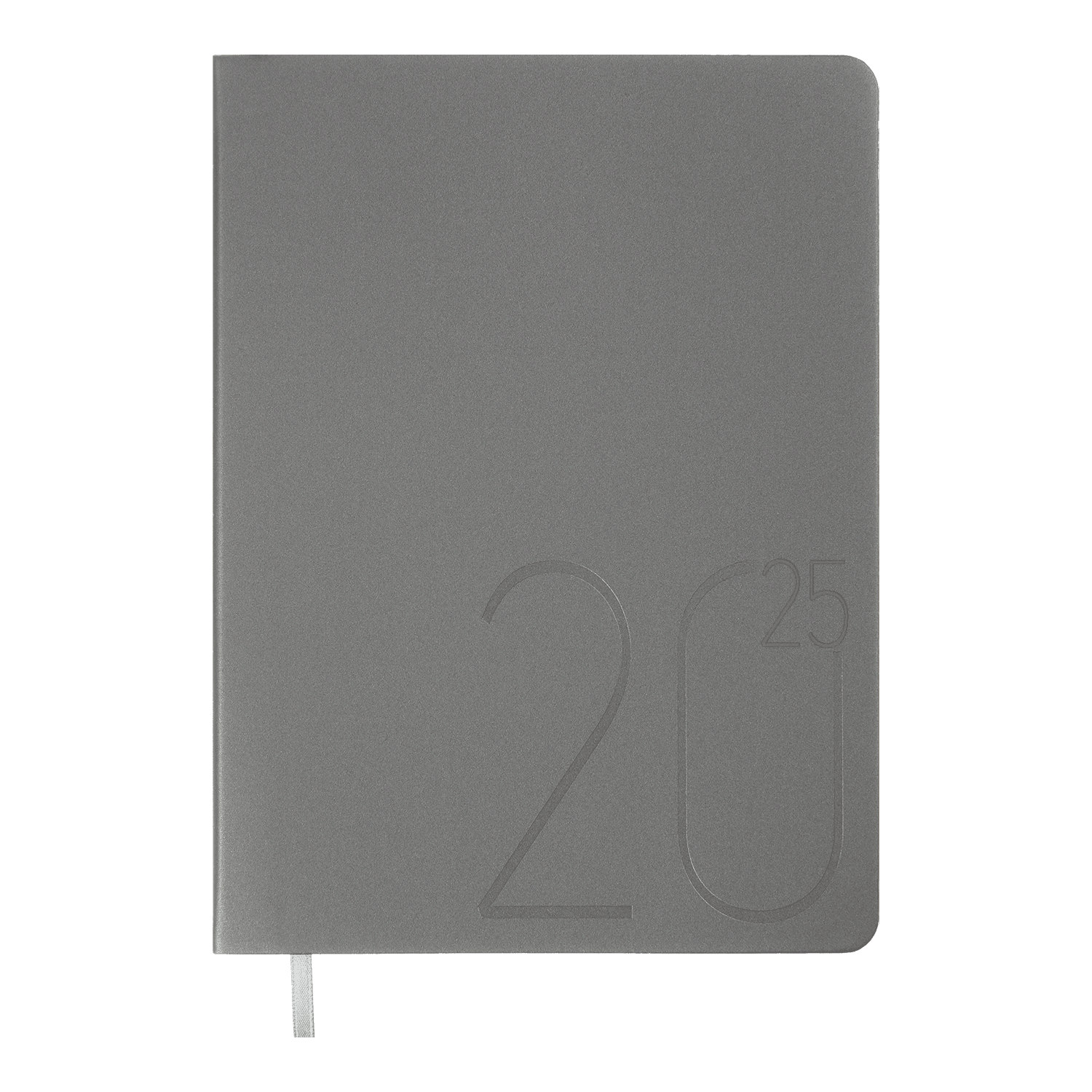 Щоденник датований A5, 2025, Steel, срібло, BM.2127-24