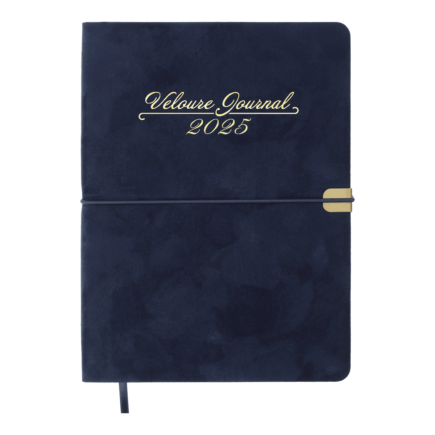 Щоденник датований A5, 2025, Velour, синій, BM.2134-02