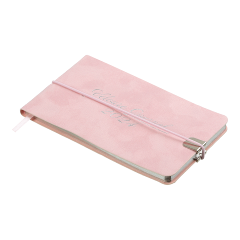 Еженедельник 2025 карманный, Velour, розовый, BM.2902-10 1