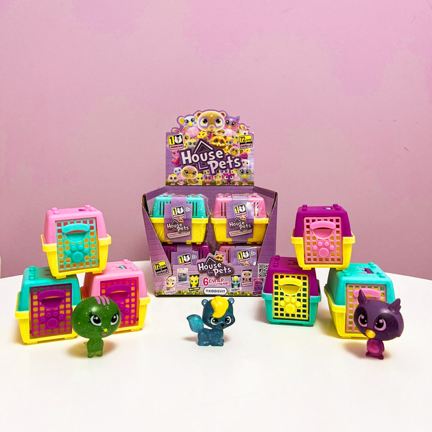 Фигурка-сюрприз коллекционная "House Pets" – Мой любимец, с переноской, в диспл., 1065 4