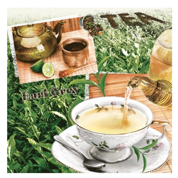 Декупажные салфетки "Earl grey",33*33 см, MAKI