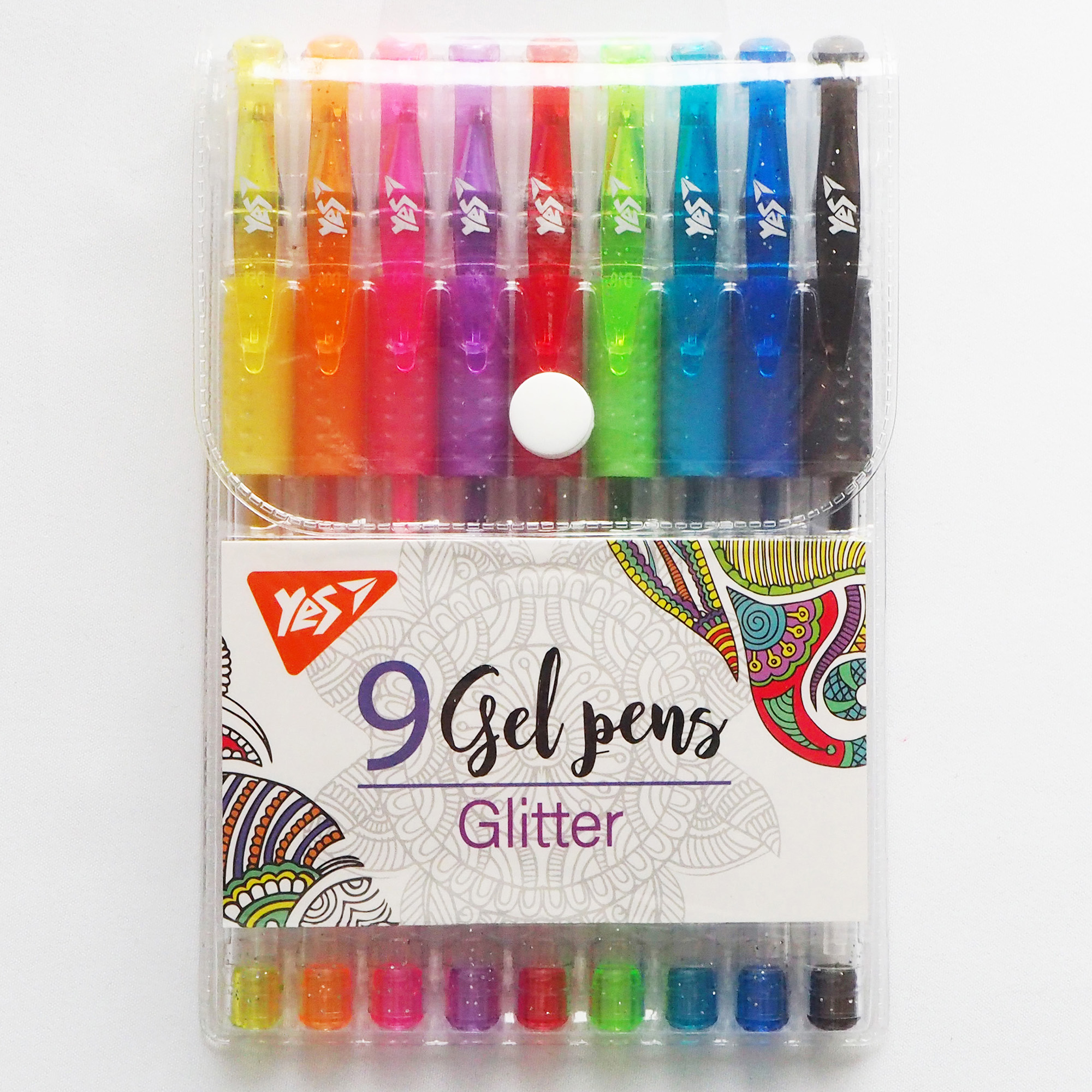 Набір pучок гелевих"Glitter" 9 кол., 420431 Yes