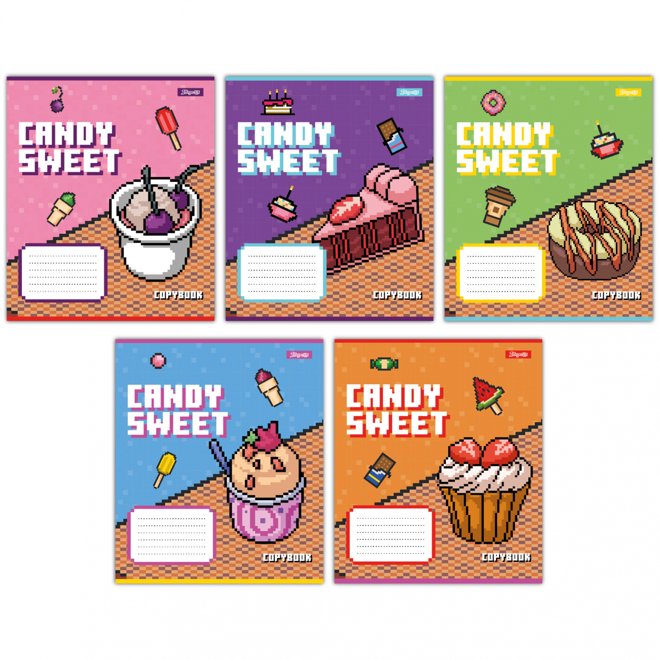 Зошит 12 кос. 1В Candy sweet, 767201