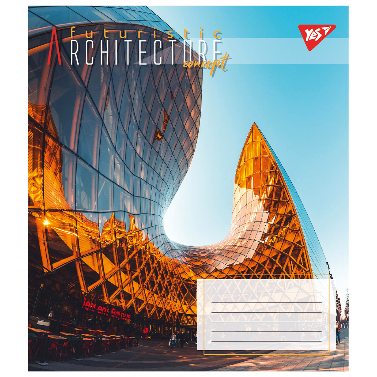 Тетрадь 48 кл. YES Futuristic architecture, 767108 1
