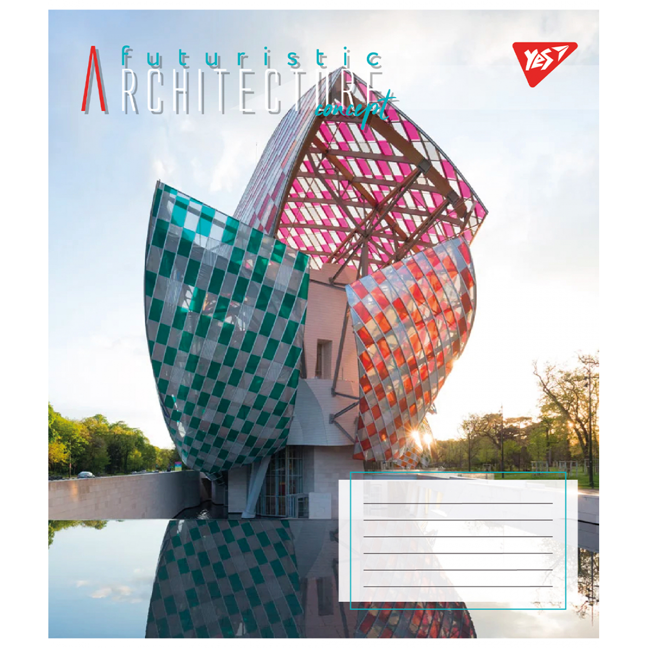 Тетрадь 48 кл. YES Futuristic architecture, 767108 3