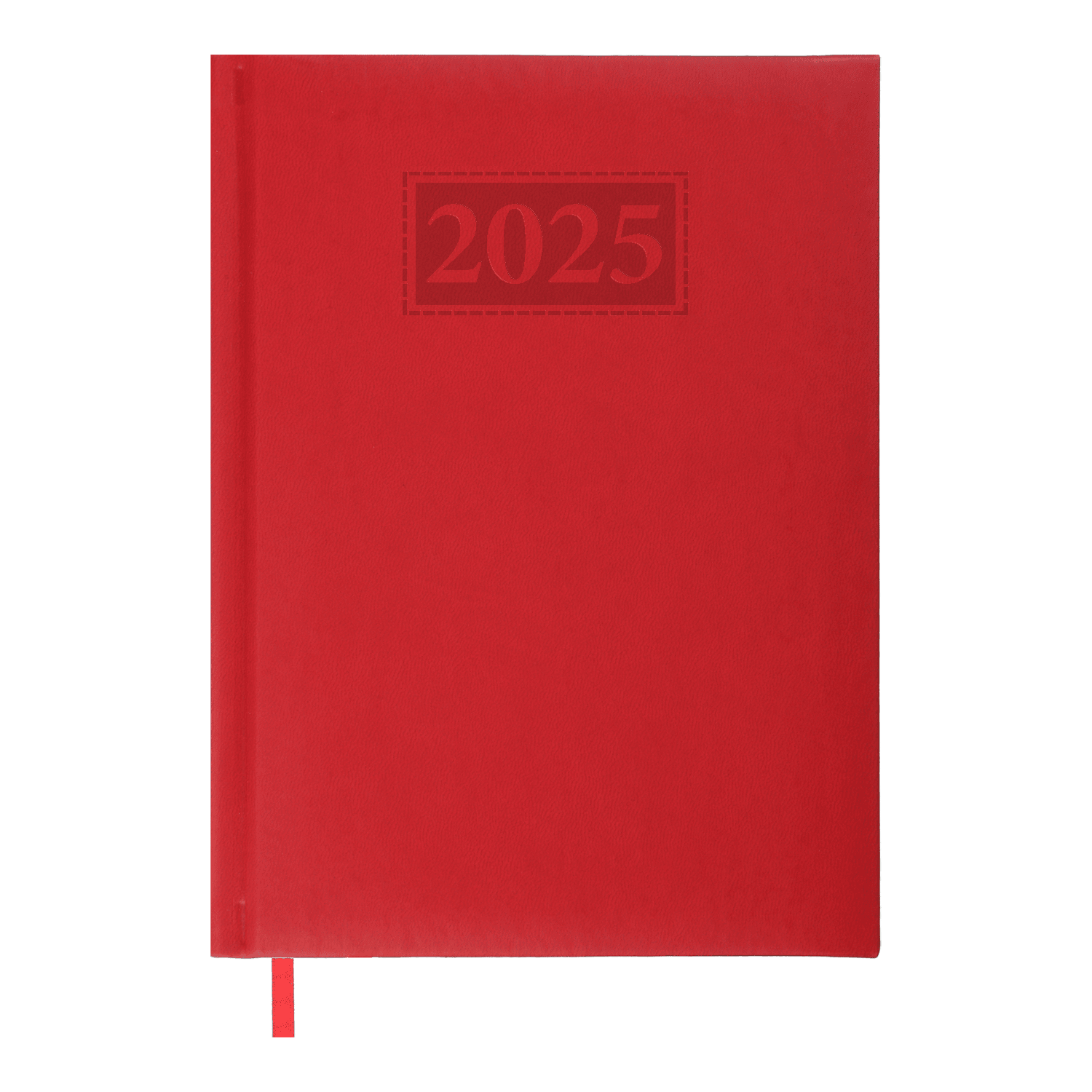 Щоденник датований A5, 2025, Gentle, червоний, BM.2109-05
