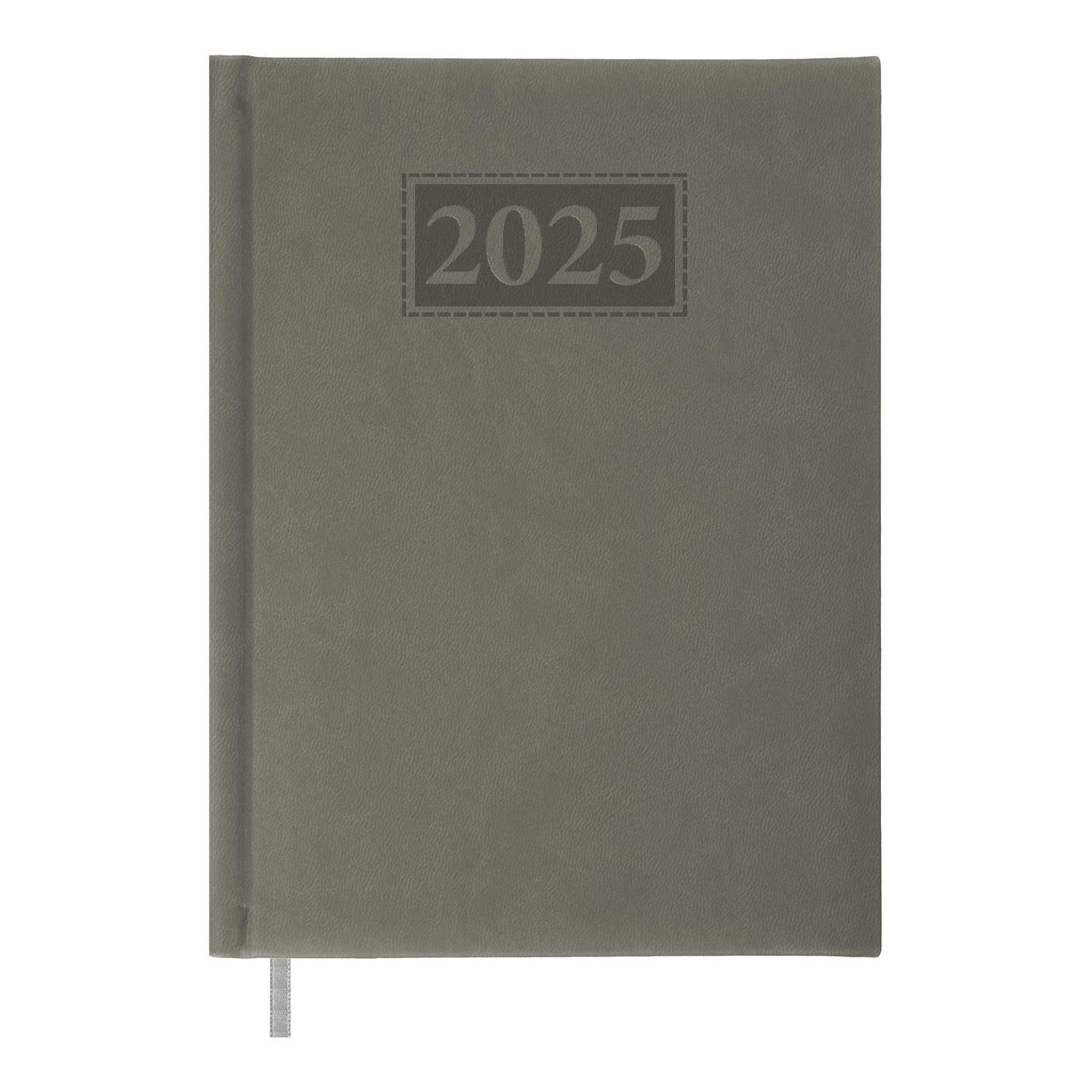 Щоденник датований A5, 2025, Gentle, сірий, BM.2109-09