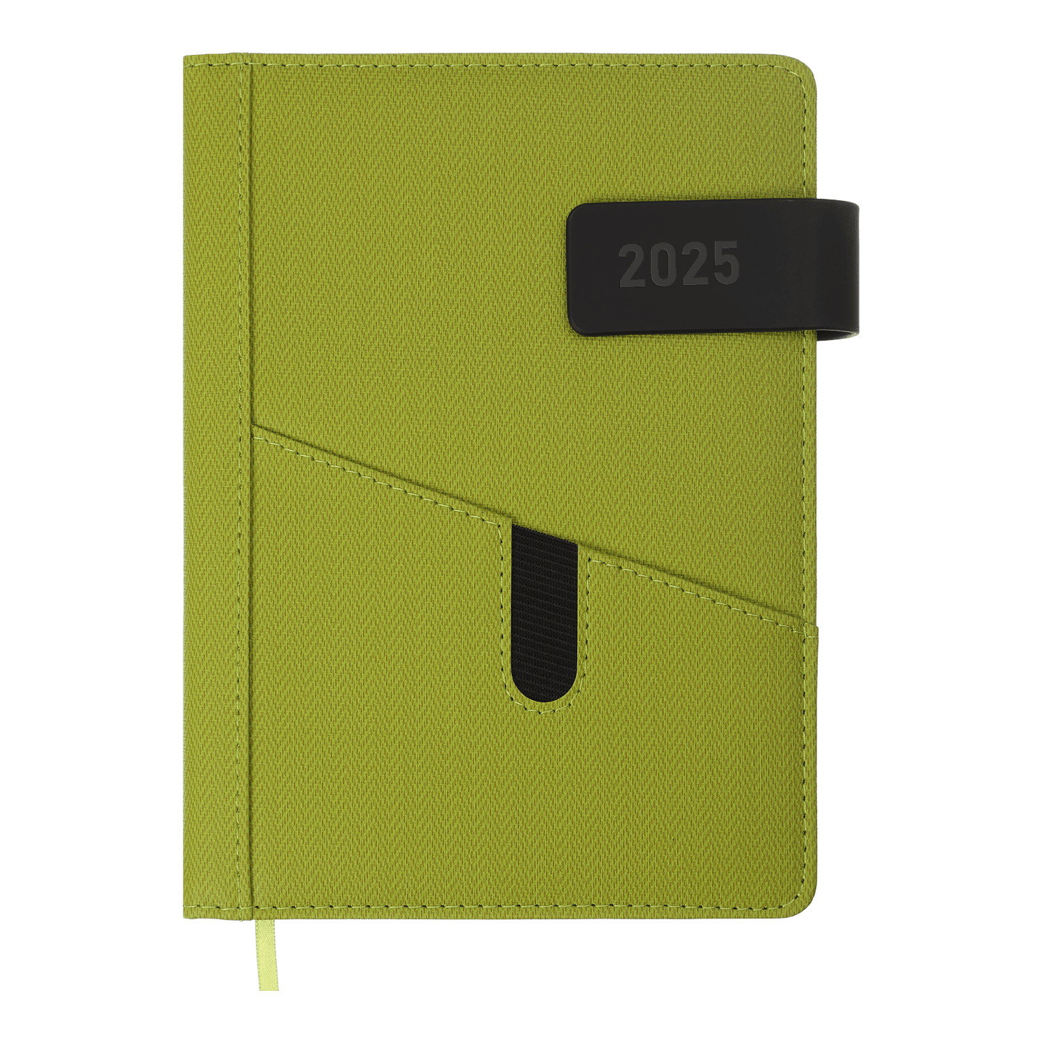 Щоденник датований A5, 2025, Galaxy, зелений, BM.2123-04