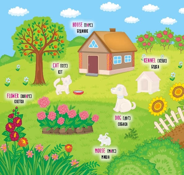 Книга Наклейки-обучалки. Шумная ферма. Noisy Farm (0803) 1