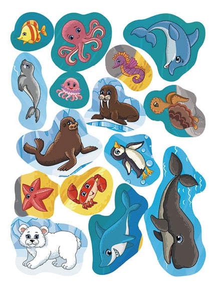 Книга Наліпки-навчалки. Дикі тварини. Wild Animals (0810) 4