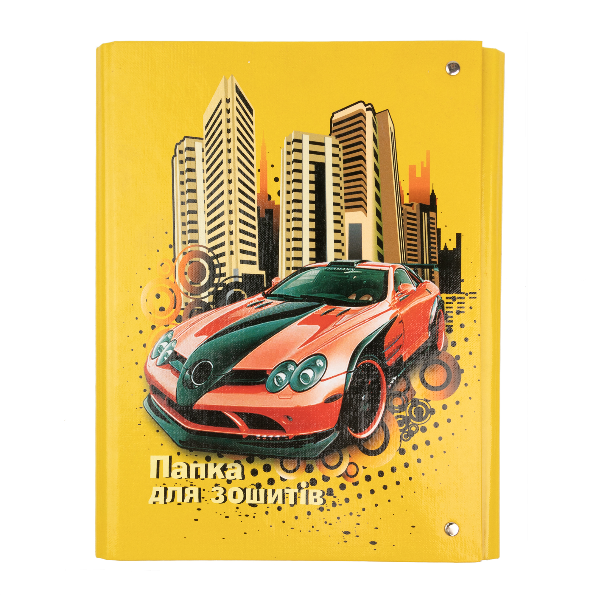 Папка д/зошитів на липучці "Байкер Автомобіль" 200*250 iTEM312\B1301