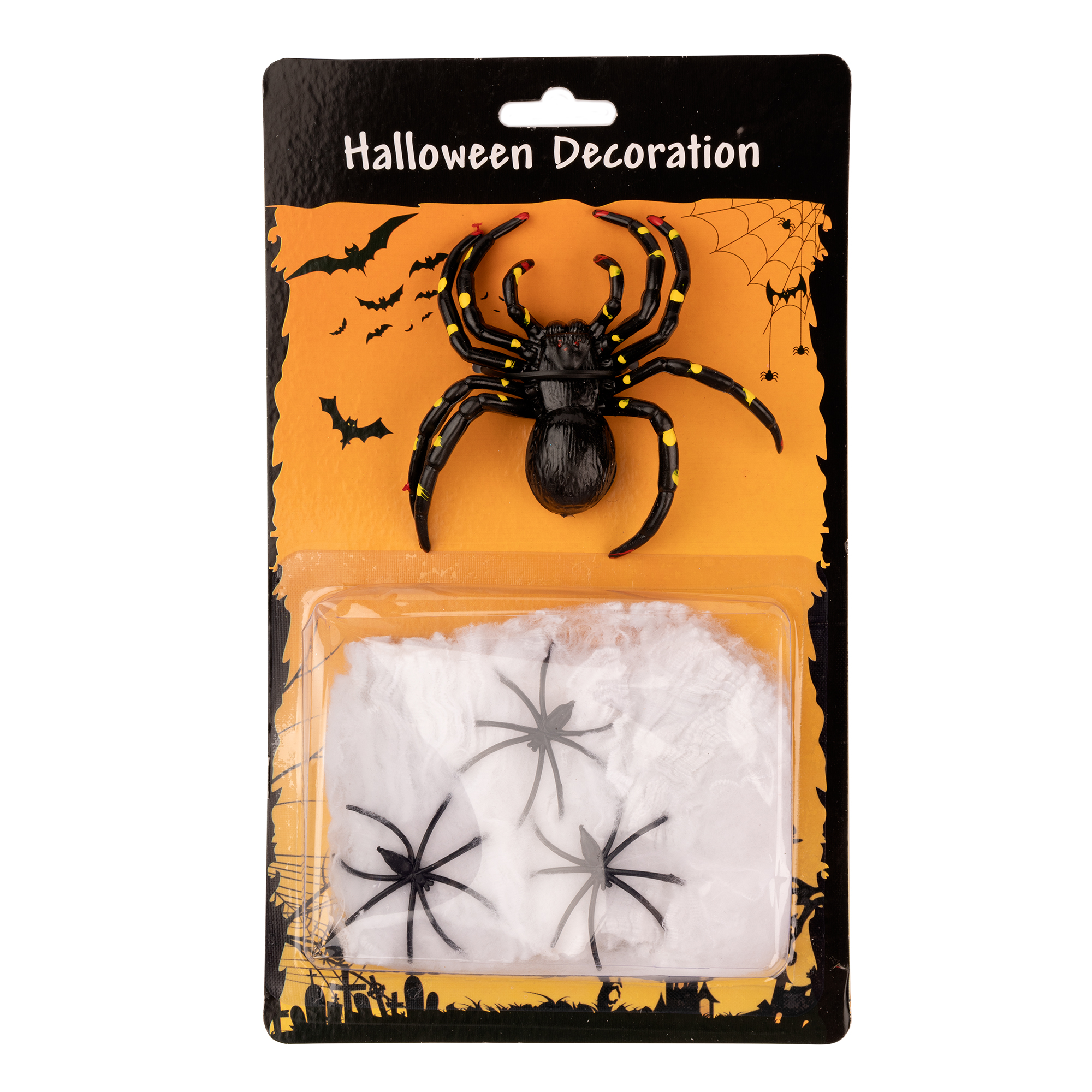 Декор Halloween, павуки, G341