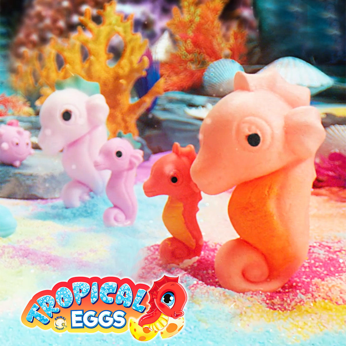 Игрушка растущая в яйце "Tropical Eggs" Жители тропических морей (в ассортименте, в дисплее), 77/CN-2020 2
