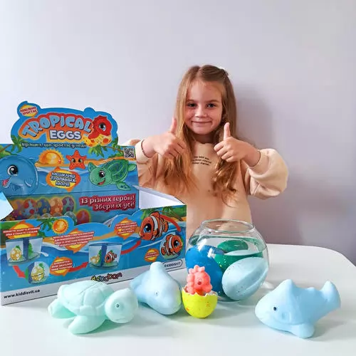 Игрушка растущая в яйце "Tropical Eggs" Жители тропических морей (в ассортименте, в дисплее), 77/CN-2020 6