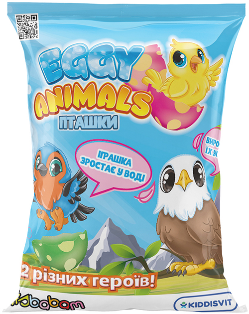 Игрушка растущая в яйце "Eggy Animals" Птички (в ассорт., в диспл.), 91/CN22