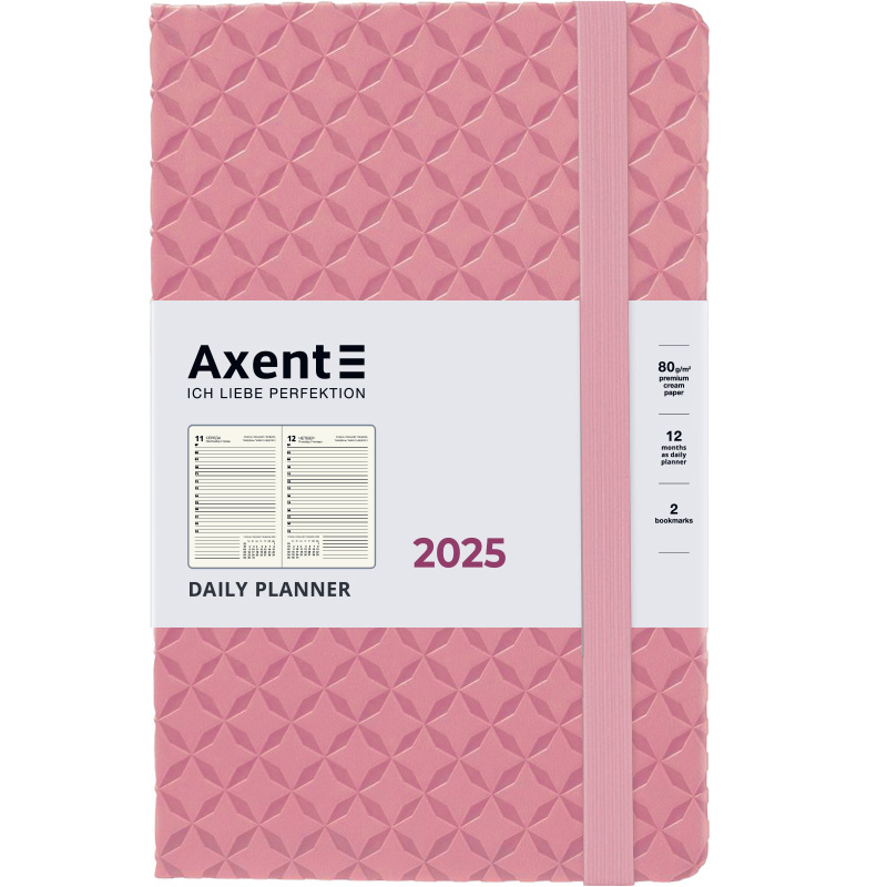 Щоденник 2025, Partner Gently, 145*210, світло-рожевий, 8822-25-01-A 1