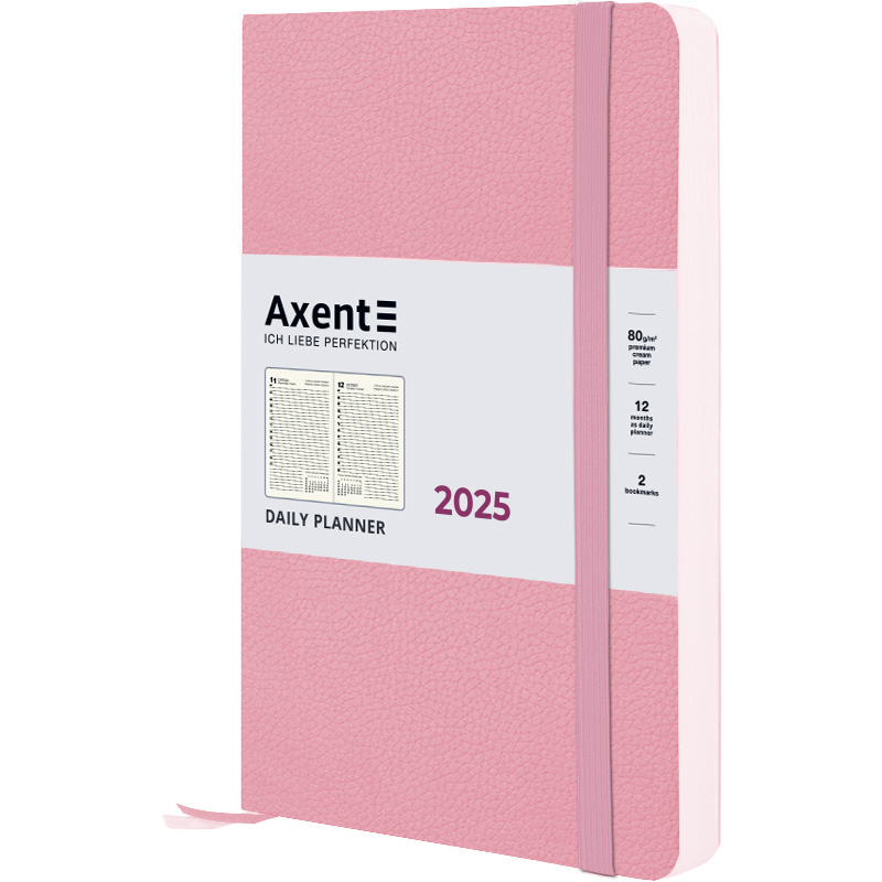 Щоденник 2025, Partner Soft Skin, 145*210, пудровий, 8810-25-24-A