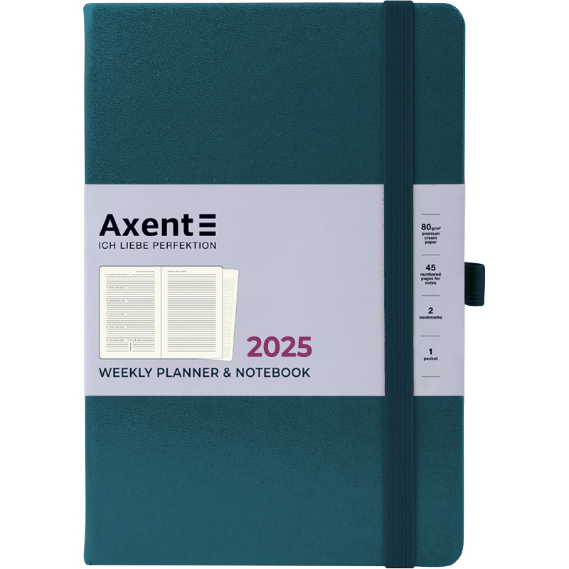 Щотижневик 2025, Prime Strong, 145*210, малахітовий, 8507-25-31-A