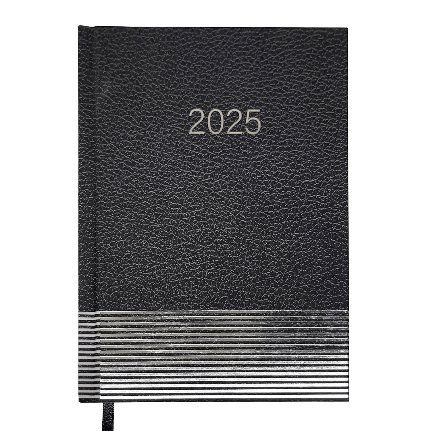 Щоденник датований А5, 2025, Parallel, чорний, BM.2107-01