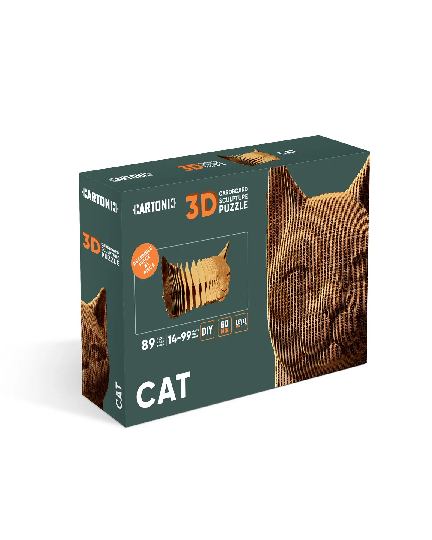 Картонний конструктор "Cartonic 3D Puzzle CAT", CARTCAT 4