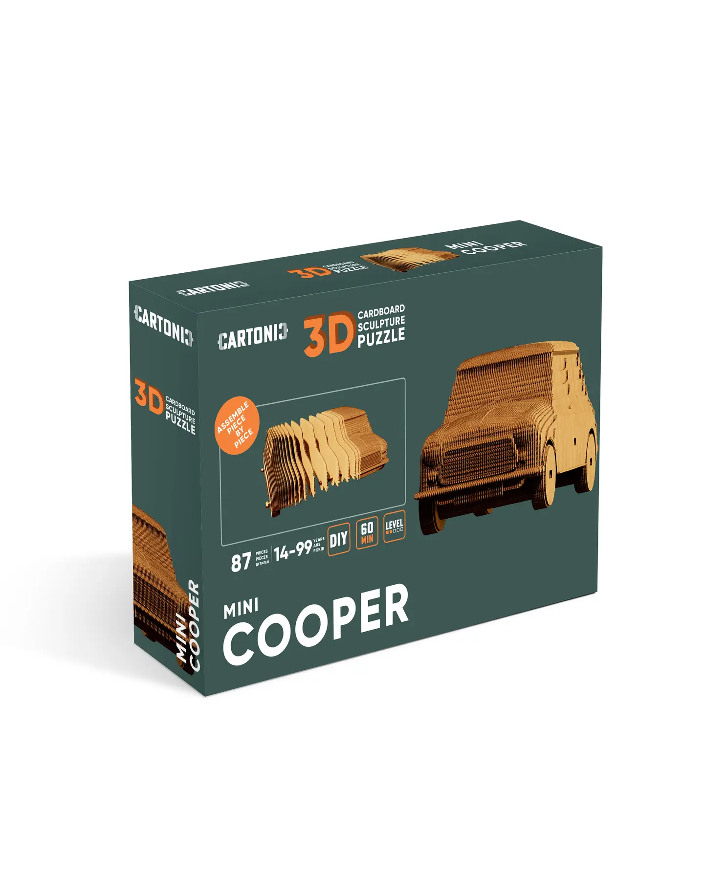 Картонний конструктор "Cartonic 3D Puzzle MINI COOPER", CARTMINI 4