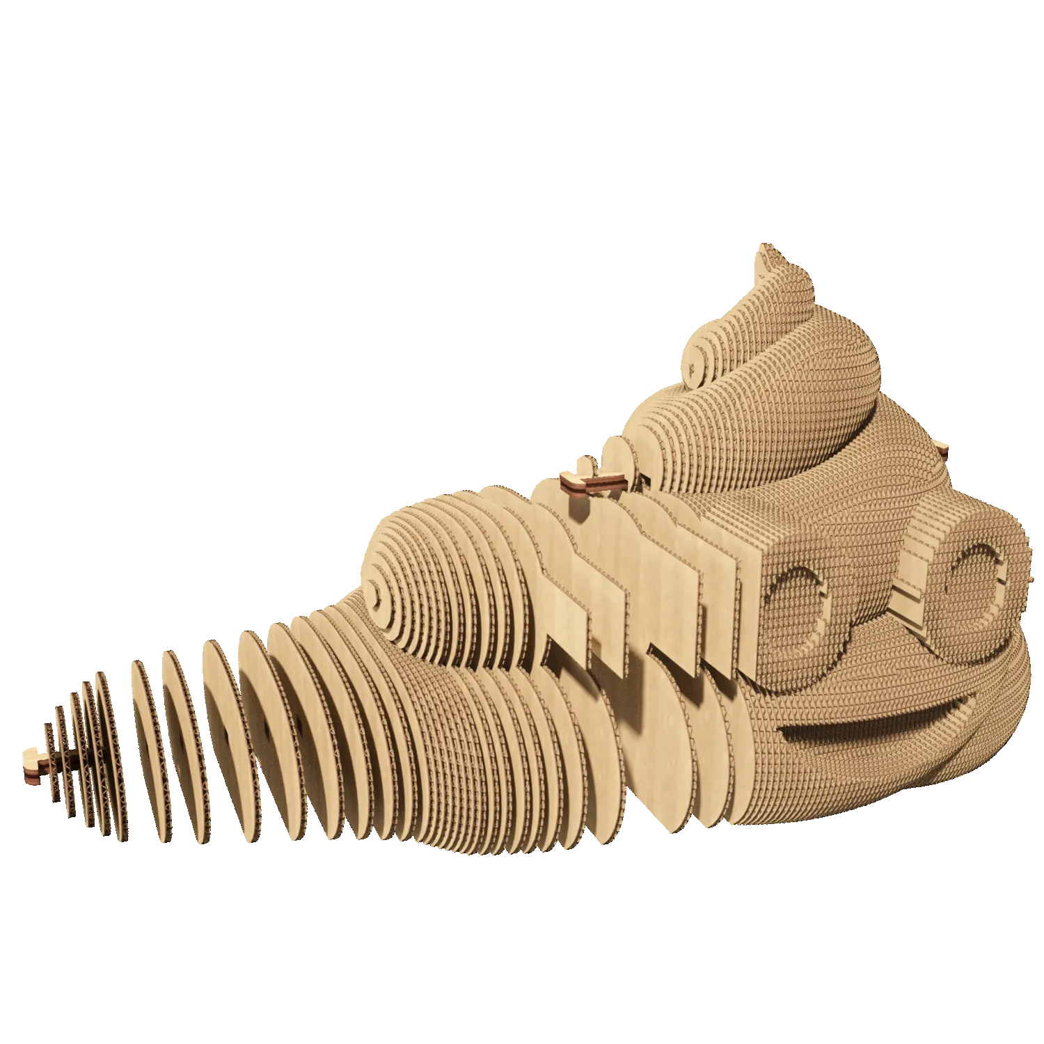 Картонный конструктор "Cartonic 3D Puzzle POOP", CARTMPOO 1