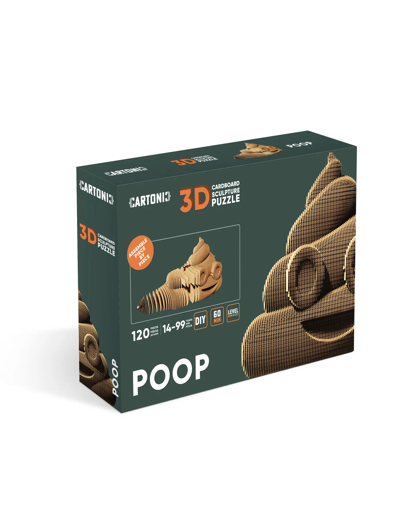 Картонный конструктор "Cartonic 3D Puzzle POOP", CARTMPOO 4