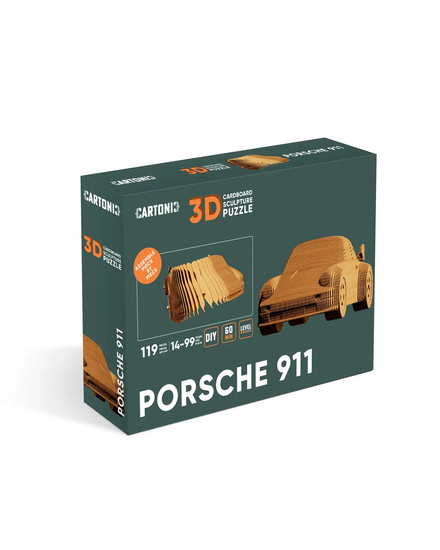 Картонный конструктор "Cartonic 3D Puzzle PORSCHE 911", CARTPOR 4