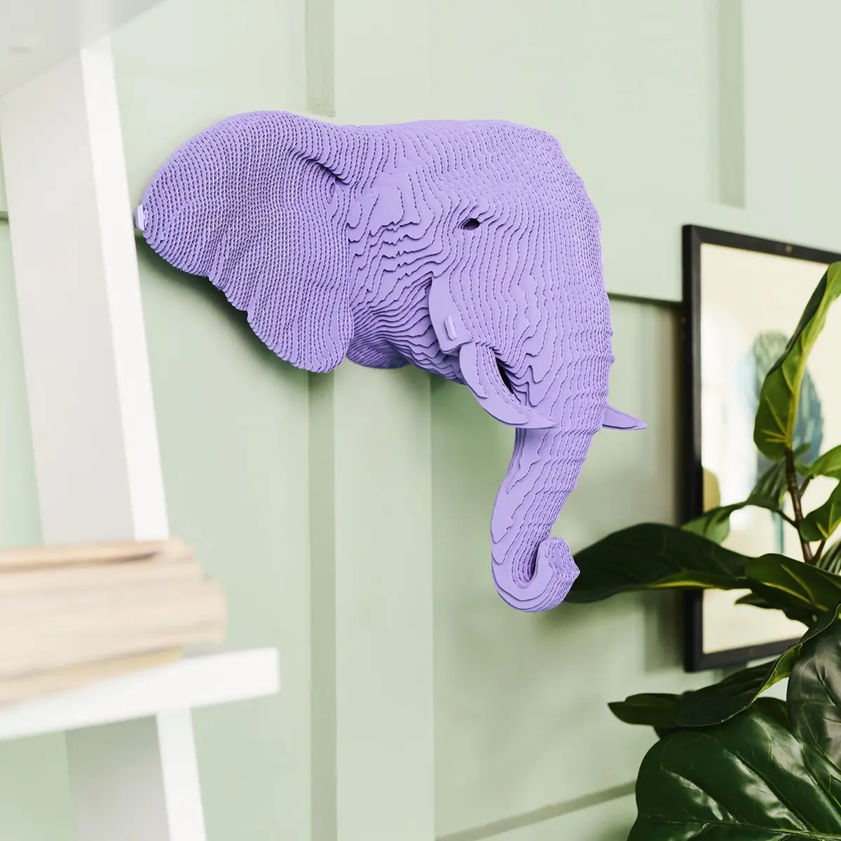 Картонный настенный конструктор "Cartonic 3D Puzzle ELEPHANT", CWELEP 5