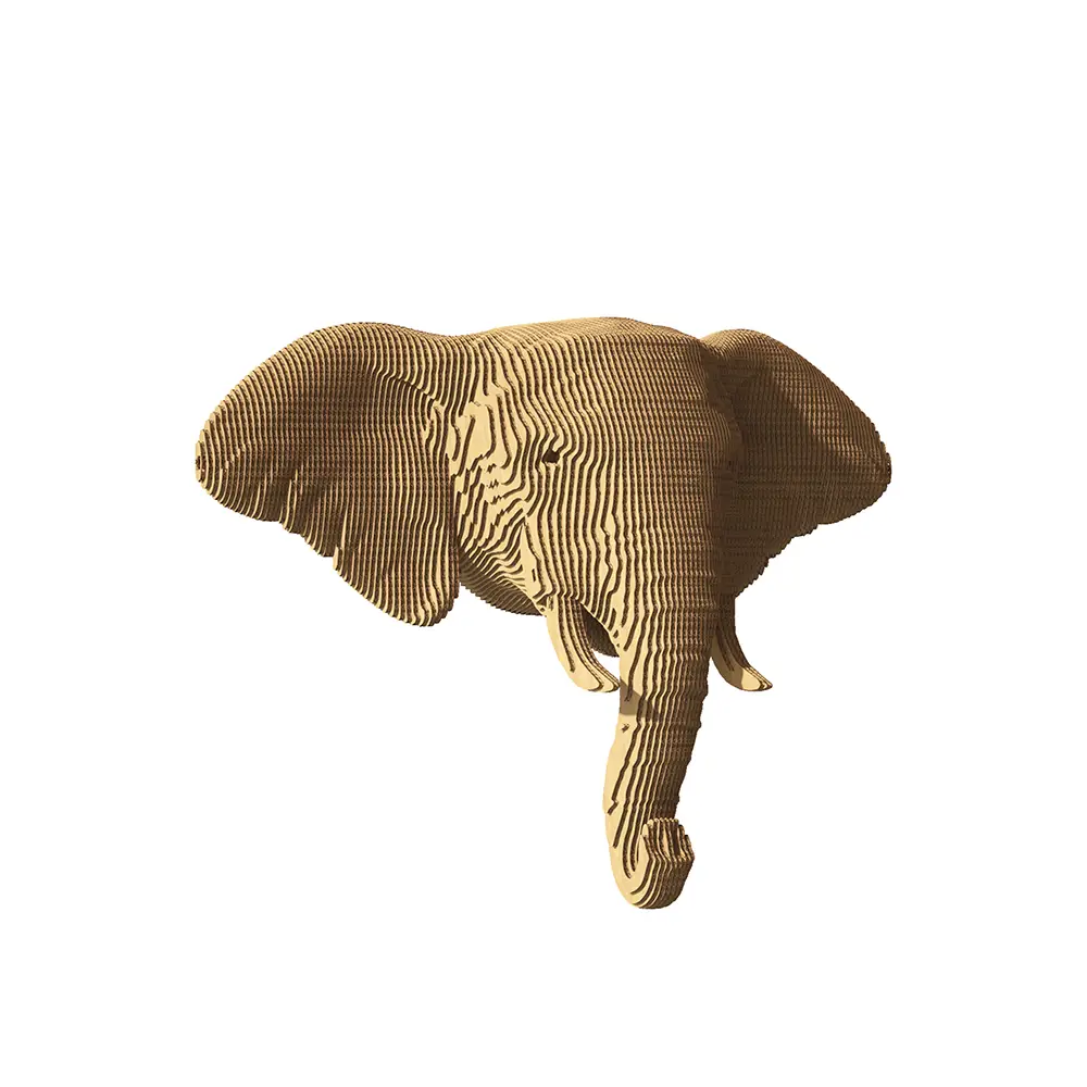 Картонный настенный конструктор "Cartonic 3D Puzzle ELEPHANT", CWELEP 3