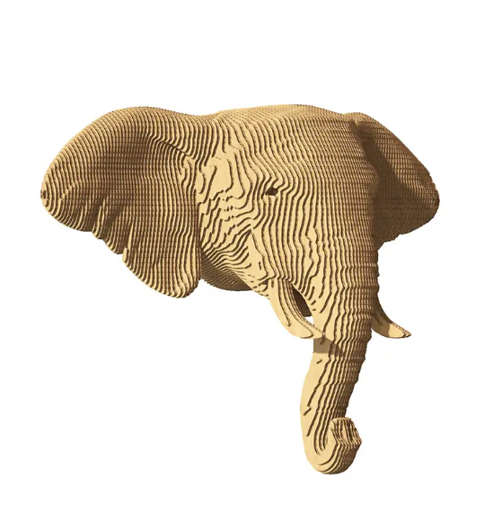 Картонный настенный конструктор "Cartonic 3D Puzzle ELEPHANT", CWELEP