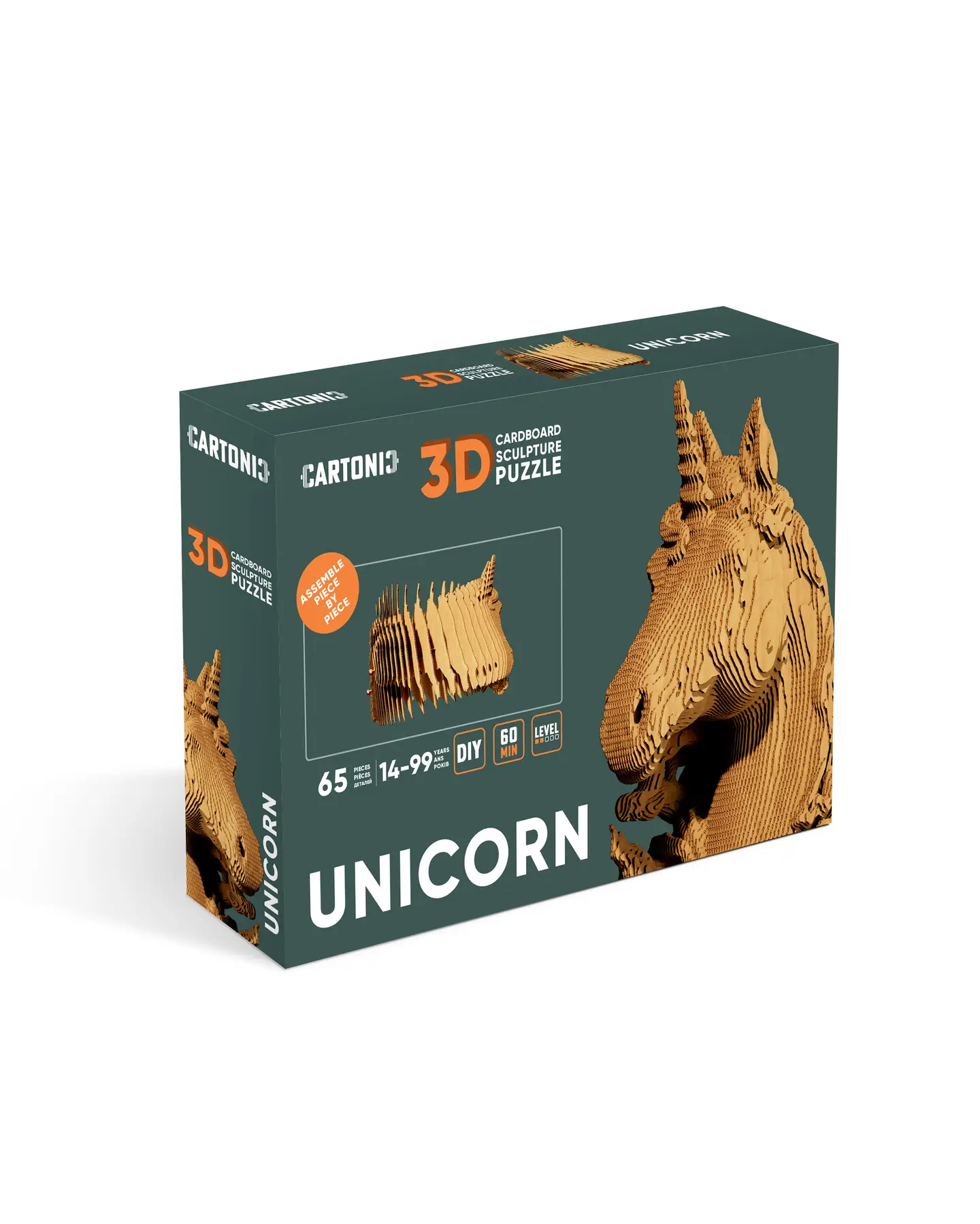 Картонный конструктор "Cartonic 3D Puzzle Unicorn", CARTUNI 4