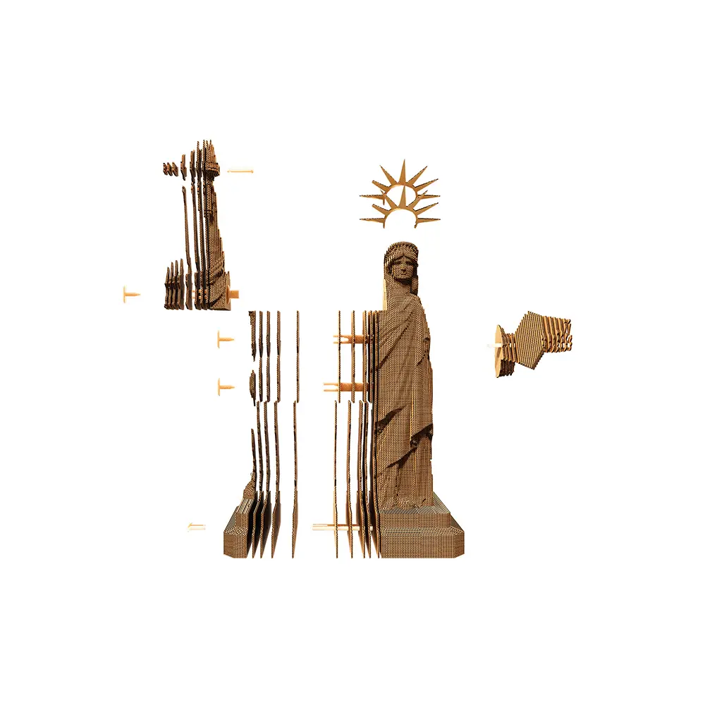 Картонный конструктор "Cartonic 3D Puzzle Statue of Liberty USA", CARTLIBUS 1