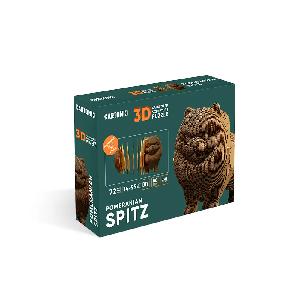 Картонний конструктор "Cartonic 3D Pomeranian spitz", CARTSPITS 3