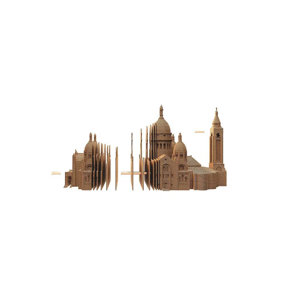 Картонный конструктор "Cartonic 3D Puzzle SACRÉ-COEUR BASILICA" 1