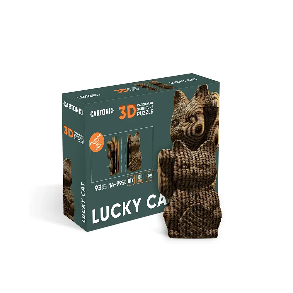 Картонний конструктор "Cartonic 3D Puzzle Lucky cat", 4