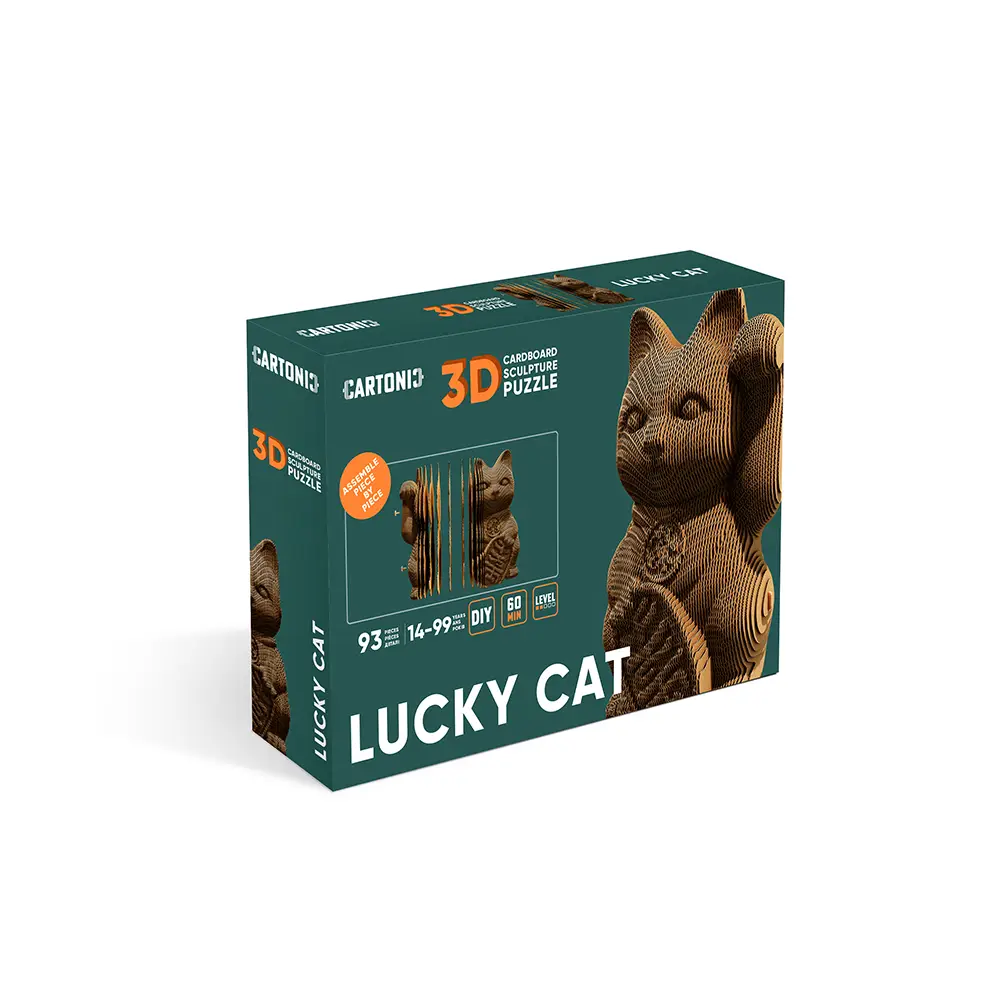 Картонний конструктор "Cartonic 3D Puzzle Lucky cat", 5
