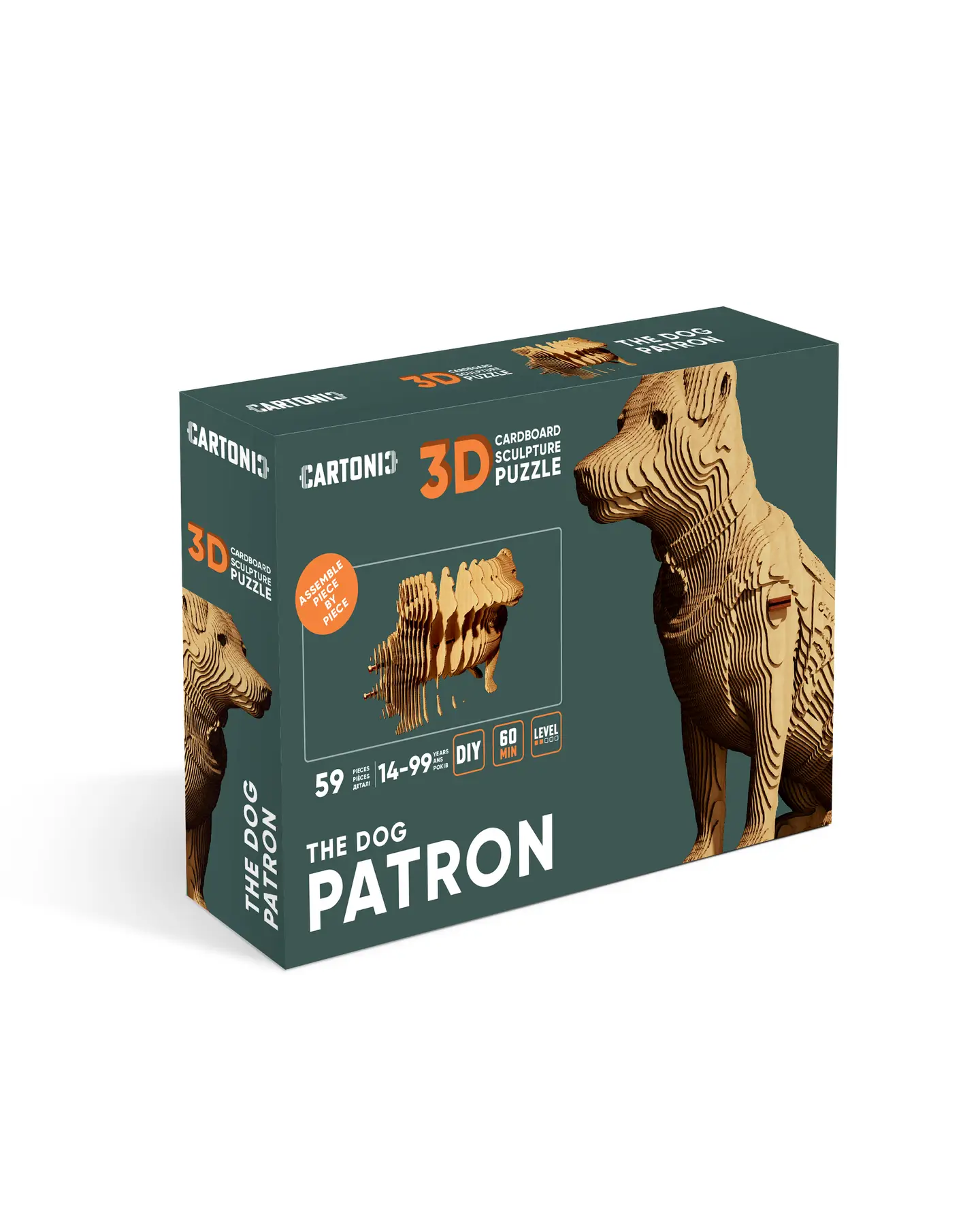 Картонный конструктор "Cartonic 3D Puzzle PATRON, THE DOG" 5