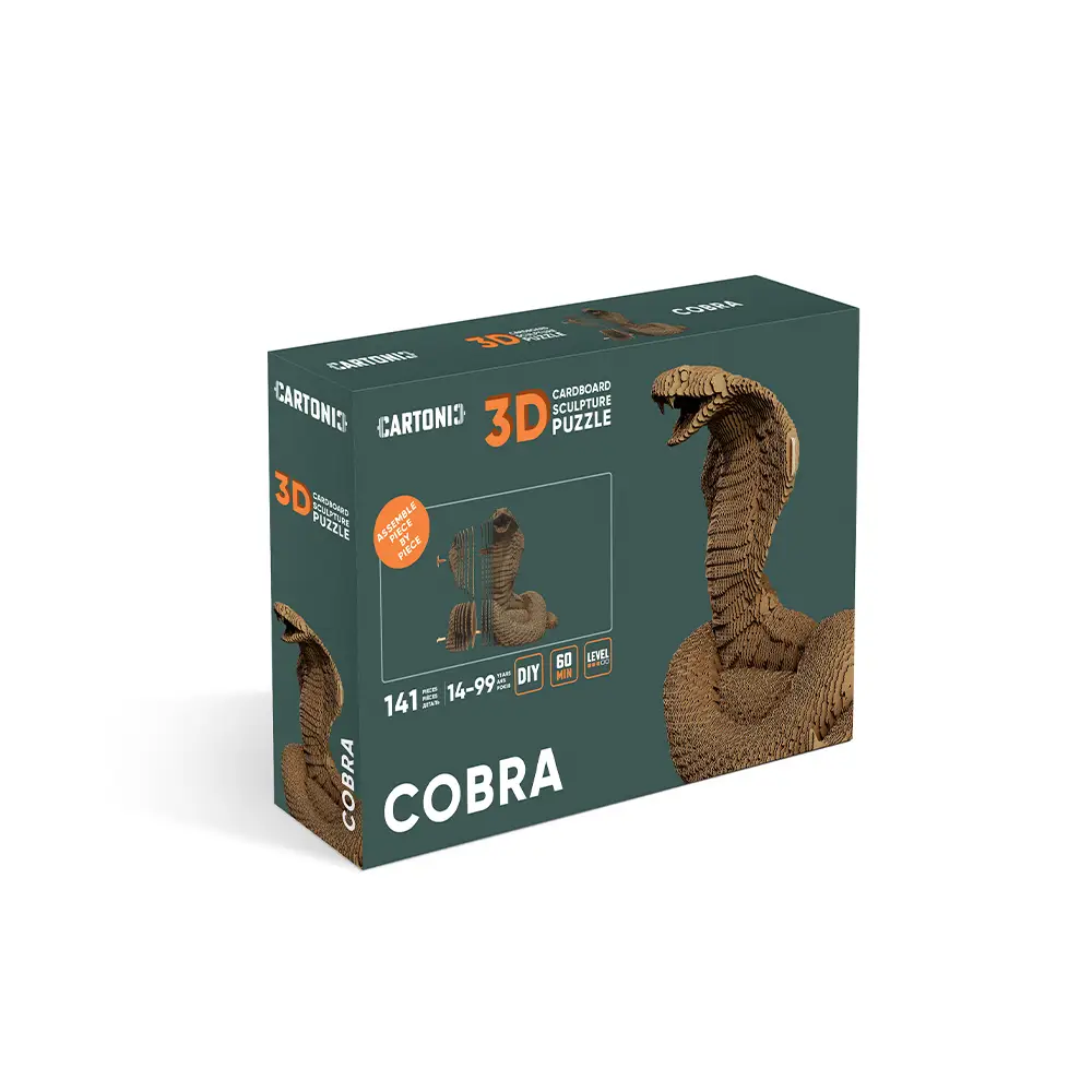 Картонный конструктор "Cartonic 3D Puzzle COBRA" 3